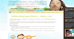 Desktop Screenshot of allergology.cz