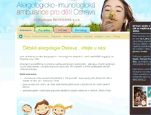 Tablet Screenshot of allergology.cz
